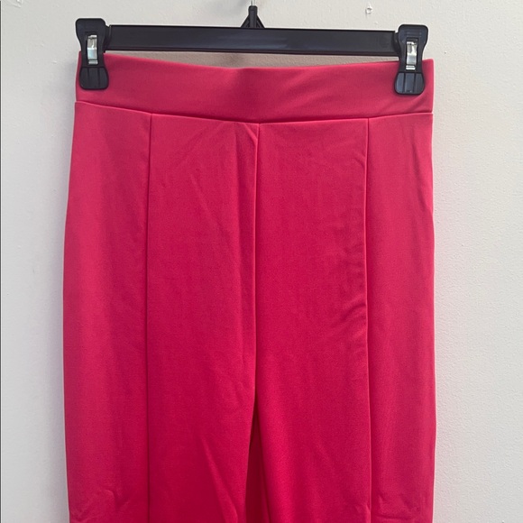 🔥3/$15🔥 NWT - SHEIN High Waist Split Hem Pants, Hot Pink – XS - Picture 5 of 12